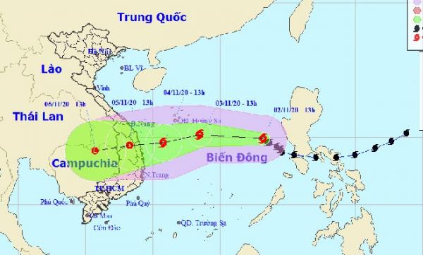 Bão số 10 giật cấp 11 vào đất liền Đà Nẵng đến Phú Yên rồi suy yếu