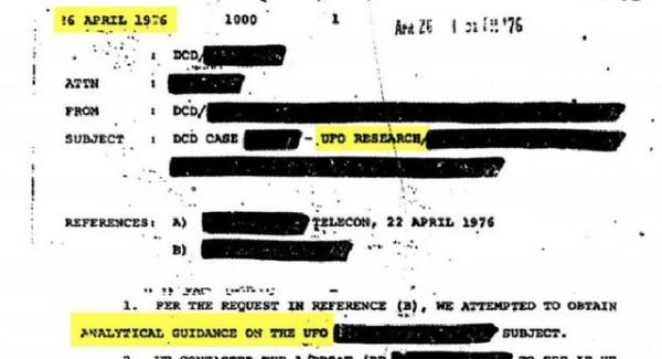 Hé l‌ּộ hàn‌ּg trăm tài liệu liên quan đến UFO của CIA