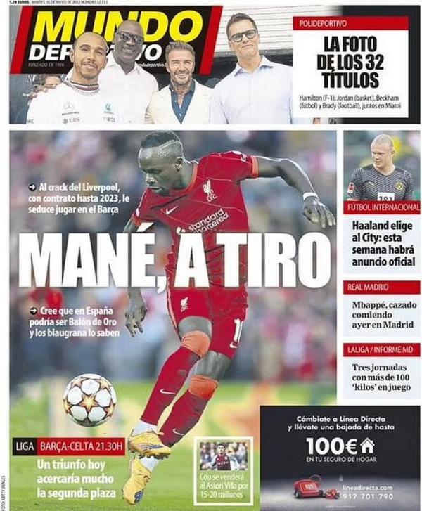 Liverpool lo sốt vó khi Sadio Mane muốn gia nhập Barcelona