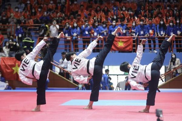 Taekwondo Việt Nam liên tiếp giành 4 Huy chương Vàng ngày đầu ra quân