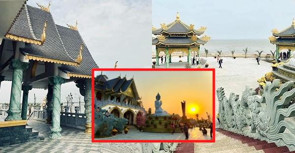Ngôi chùa kiến trúc ‘lạ’, view cửa biển đẹp ngất ngây ở Thanh Hóa