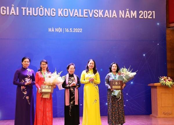 Hai nhà khoa học nữ giành Giải thưởng Kovalevskaia năm 2021