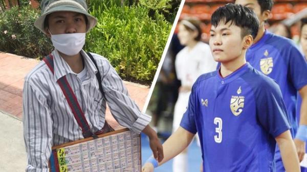 Xúc động với phần thưởng của cô gái bán vé số dạo, người hùng futsal Thái Lan