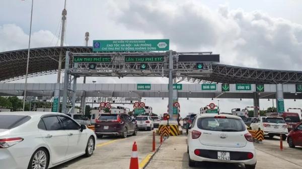 Chuẩn bị “phạt nguội” xe vi phạm thu phí không dừng trên cao tốc Hà Nội- Hải Phòng