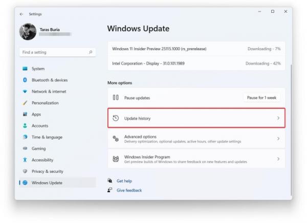Hướng dẫn gỡ bản cập nhật Windows 11