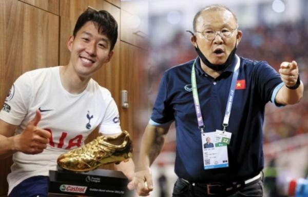Thầy Park chúc mừng Son Heung Min sau kỳ tích Vua phá lưới Ngoại hạng Anh