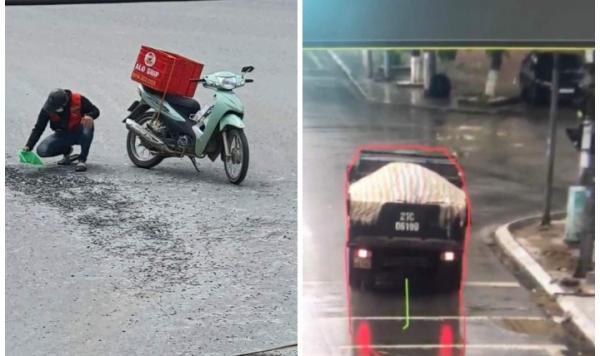 Yên Bái: Qua hình shipper dọn đá rơi giữa đường, phạt lái xe 3 triệu đồng
