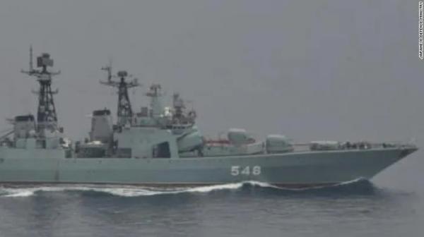 Nhật Bản lần đầu tiết lộ hải trình tàu quân sự Nga trong khu vực