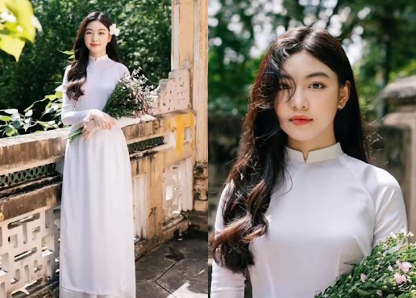 Ái nữ nhà Quyền Linh khoe sắc ấn tượng trong tà áo dài trắng: netizen trầm trồ không thi Hoa hậu thì quá phí