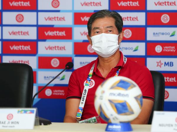 HLV Bae Ji-won: ‘Viettel sẽ quyết thắng ở AFC Cup’