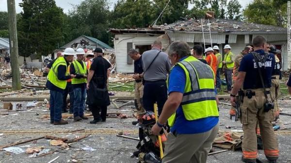 3 người chết, 39 ngôi nhà bị hư hại sau vụ nổ ở Mỹ