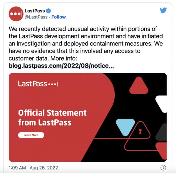 Người dùng LastPass lo lắng về việc bị rò rỉ mật khẩu
