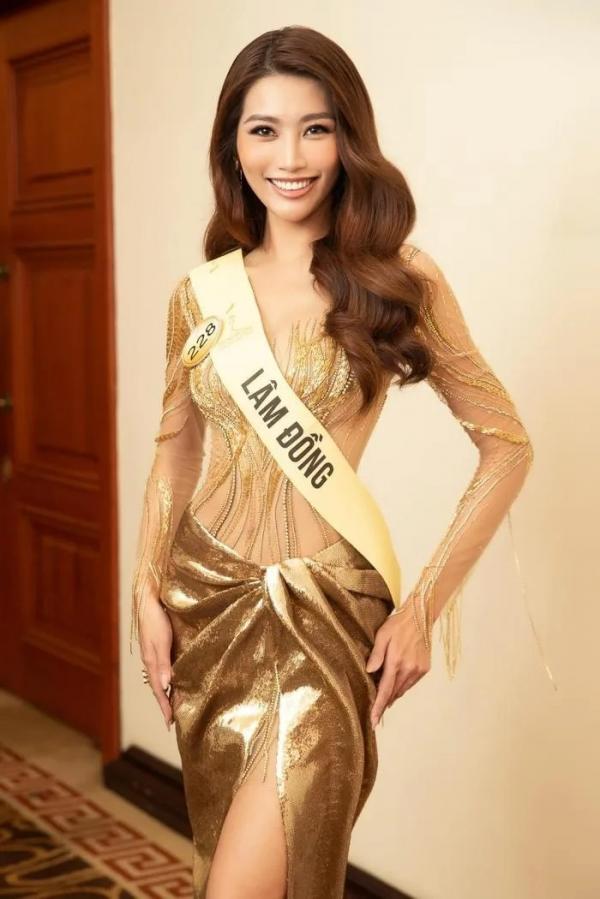 Chế Nguyễn Quỳnh Chậu mặc lại váy của Hoa hậu Ngọc Châu: Tín hiệu giành vương miện, kế nhiệm Thùy Tiên?