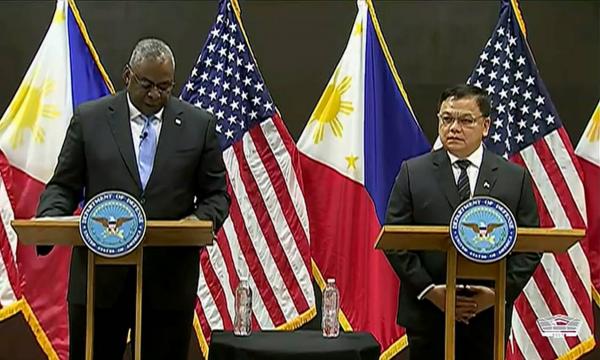 Mỹ khẳng định quan hệ với Philippines “hơn cả một gia đình”, hai nước ưu tiên tìm giải pháp hòa bình cho Biển Đông