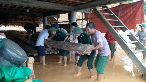 6 người chết và mất tích do mưa lũ ở Nghệ An