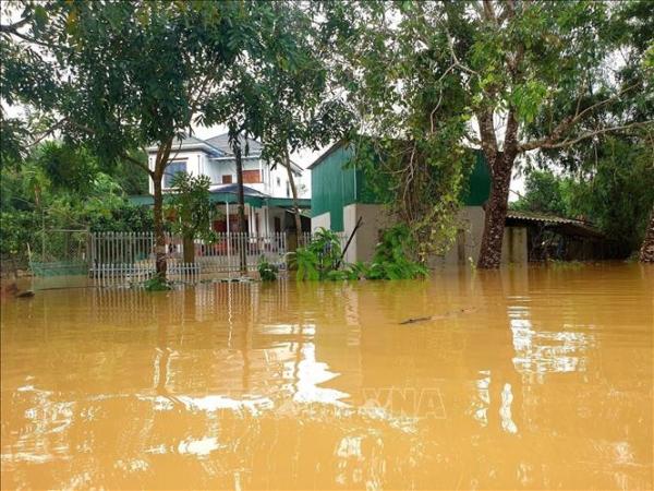 Nghệ An: Nhiều vùng trũng thấp huyện Thanh Chương bị ngập sâu
