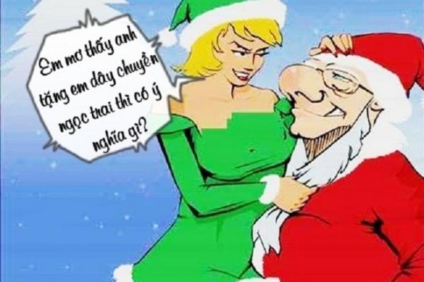Ông già Noel cũng bị vợ vòi quà