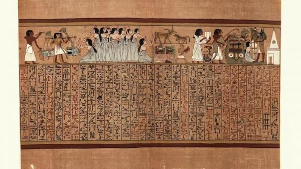 Phát hiện cuộn giấy bí ẩn trong quan tài 2.000 năm tuổi ở Ai Cập