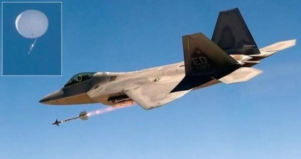 “Chim ăn thịt” F-22 Raptor phóng tên lửa giá 400.000 USD chỉ để tiêu diệt một khí cầu