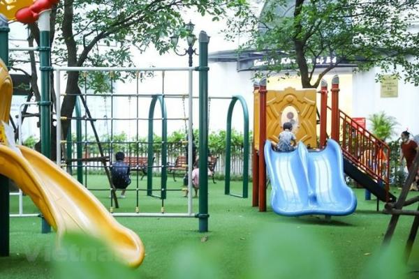 Hiện trạng một số không gian vui chơi ngoài trời cho trẻ em ở Hà Nội