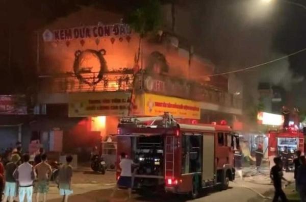 Hà Nội: Cháy Trung tâm tiêm chủng chất lượng cao Quốc Oai