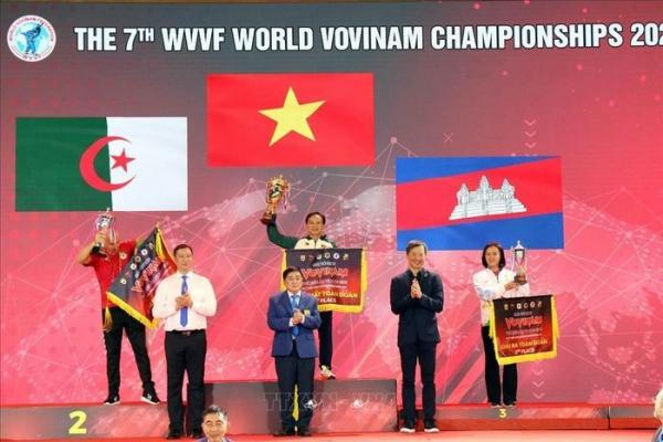 Việt Nam nhất toàn đoàn Giải vô địch Vovinam thế giới lần VII