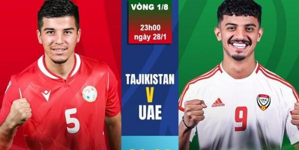 Nhận định Tajikistan vs UAE, 23h00 ngày 28/1: Công sắc đấu thủ chắc