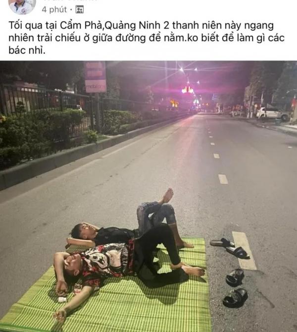 Quảng Ninh: Triệu tập 2 đối tượng nằm trên quốc lộ chụp ảnh “câu like”