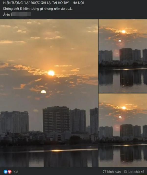 2 mặt trời cùng xuất hiện trên bầu trời, có phải là hiện tượng siêu hiếm?