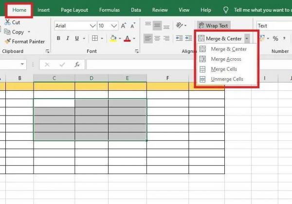 Bí kíp sử dụng Merge and Center để gộp ô trong Excel nhanh chóng