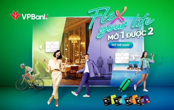 Tận hưởng trải nghiệm chi tiêu tự do cùng thẻ VPBank Flex