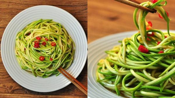 Cách làm món bí ngòi bào sợi trộn chua cay, chỉ 15 phút là có ngay món thanh mát, bổ dưỡng
