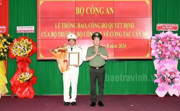 Điều động, bổ nhiệm 2 tân Giám đốc Công an tỉnh