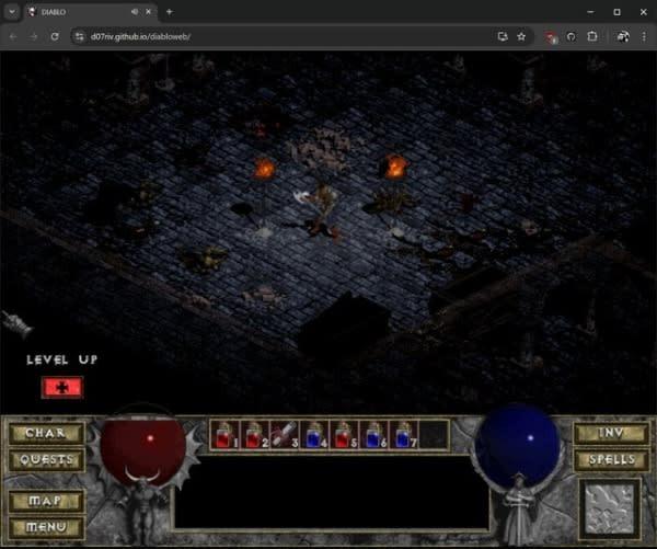 Diablo: Huyền thoại ARPG trở lại trên trình duyệt web