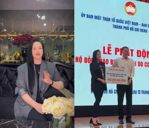 Nhật Kim Anh lên tiếng về “tung tích” 1,3 tỷ đồng từ thiện không có trong sao kê của MTTQ Việt Nam