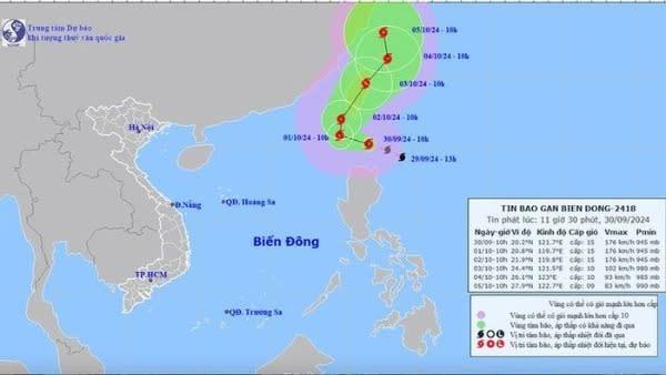Bão Krathon mạnh cấp 15 có đi vào Biển Đông?