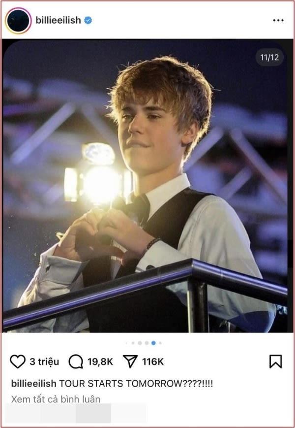 Billie Eilish động viên Justin BieBer giữa ồn ào của Sean “Diddy” Combs?