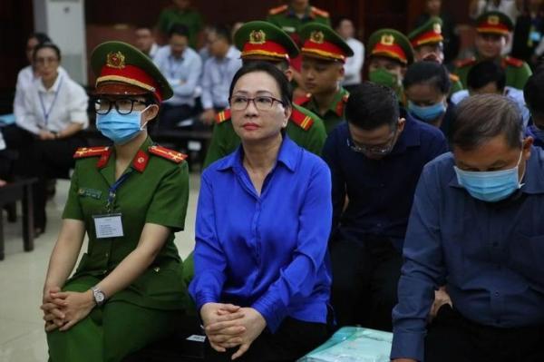 Hình ảnh bà Trương Mỹ Lan tại phiên tòa phúc thẩm giai đoạn 1 vụ Vạn Thịnh Phát