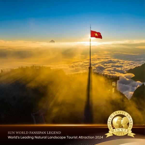Fansipan (Sa Pa) được vinh danh “Điểm du lịch có thắng cảnh thiên nhiên hàng đầu thế giới 2024”