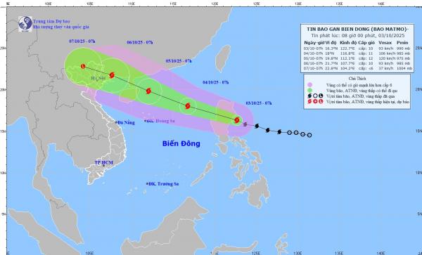 Tin mới nhất về cơn bão số 11: Miền Bắc sẽ mưa to đến rất to từ hôm nào?