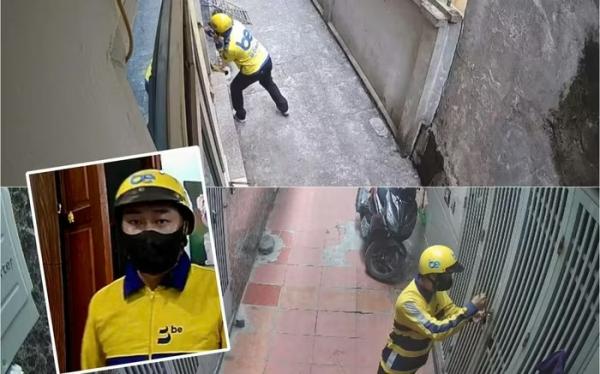 Trộm giả danh tài xế công nghệ đột nhập liên tiếp 2 nhà dân ở phường Thanh Liệt