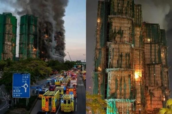 Cháy chung cư Hồng Kông: tiết lộ của cư dân kèm ảnh hiện trường gây bất ngờ
