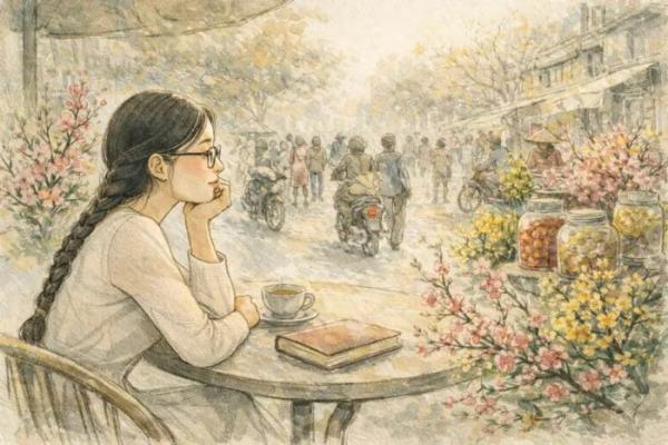 Ngồi đợi mùa xuân