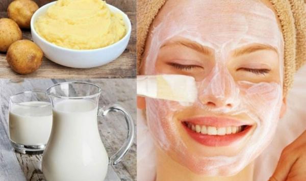 Mặt nạ khoai tây và sữa tươi: Công thức phục hồi da sáng khỏe tại nhà