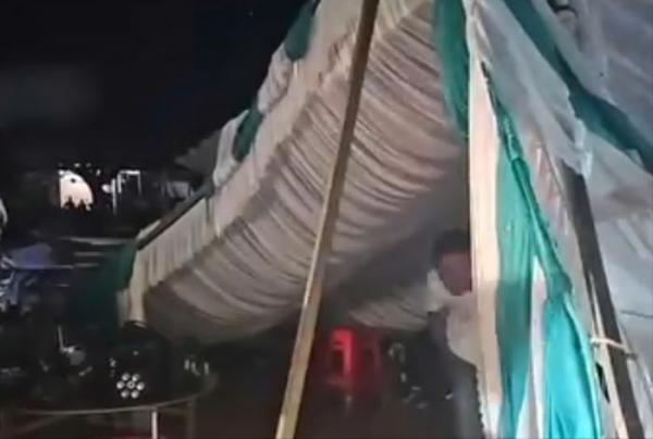 Sập rạp cưới khi vừa mở “nhạc sàn”, 3 người bị thương nhẹ ở Đắk Lắk