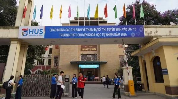 Trường chuyên đầu tiên ở Hà Nội công bố điểm chuẩn vào lớp 10 năm học 2026