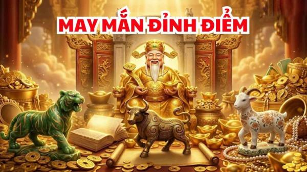 Đạt đỉnh vận may, 4 con giáp ăn ngay tiền tỷ trong tháng 7/2026