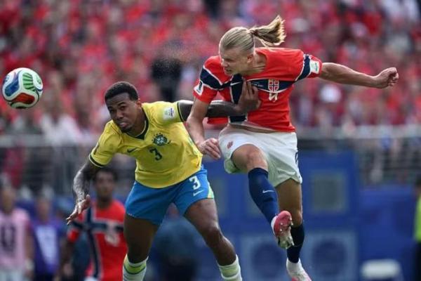 Haaland lập cú đúp loại Brazil khỏi World Cup 2026