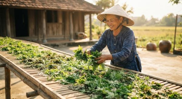 Phơi khô lá này, muỗi cả đàn cũng bay biến hết, tha hồ ngủ ngon giấc