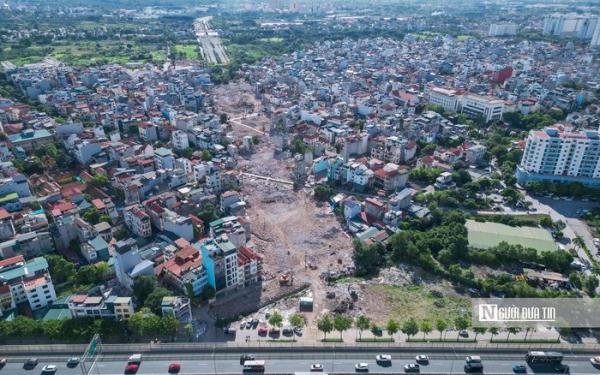Toàn cảnh tuyến đường 10 làn xe ở Hà Nội sau khi gỡ vướng giải phóng mặt bằng